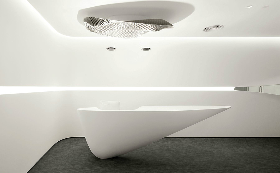 辦公室前臺(tái)裝修效果圖