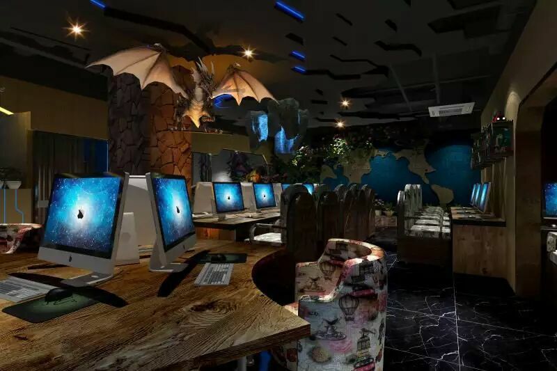 網(wǎng)咖網(wǎng)吧裝修設(shè)計案例