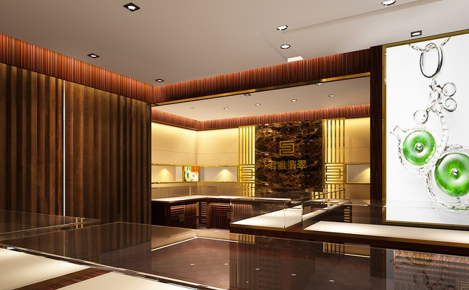珠寶翡翠店裝修設(shè)計效果圖