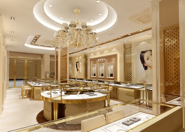 珠寶翡翠店裝修設(shè)計效果圖