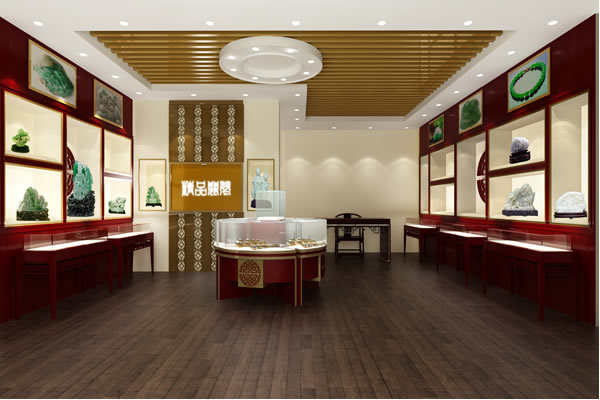 珠寶翡翠店裝修設(shè)計效果圖